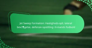 Jet Sweep Formation: Hastigheds-spil, lateral bevægelse, defensiv opstilling i 6-mands fodbold